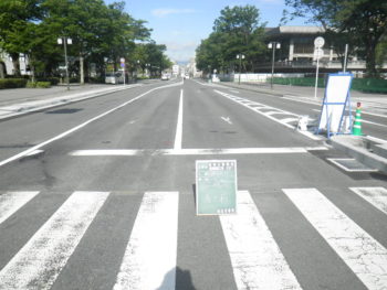 京都市岡崎公園周辺の歩道・車道工事を行いました。